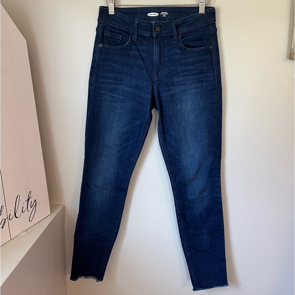 Old Navy Women's Dark Wash Skinny Jeans